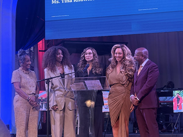 Group of people on stage