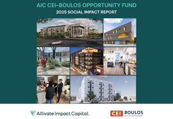 AIC CEI-Boulos Opportunity Fund. 2025 Social Impact Report